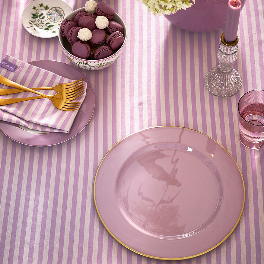 Prato De Metal Lily&Lotus