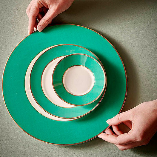 Prato Sobremesa 17cm Chic Verde