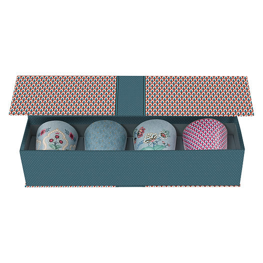 Conjunto 4 lattes Flower Festival