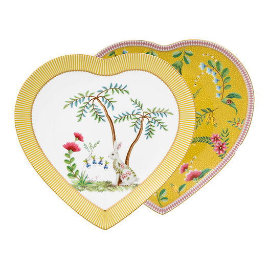 Conjunto Pratos Coração Majorelle