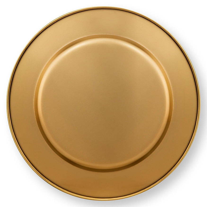 Prato De Metal Lily&Lotus