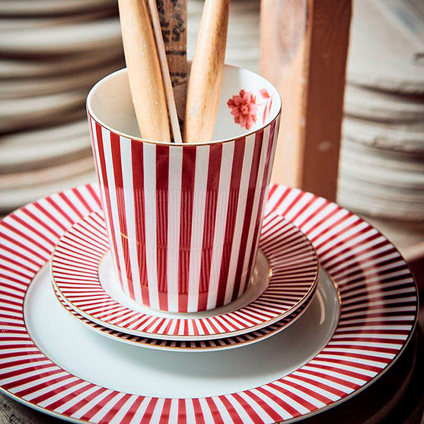 Copo / Latte Stripes Rosa