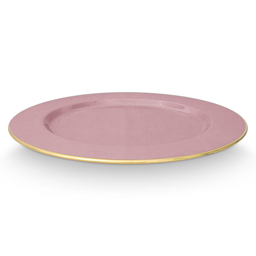 Prato De Metal Lily&Lotus