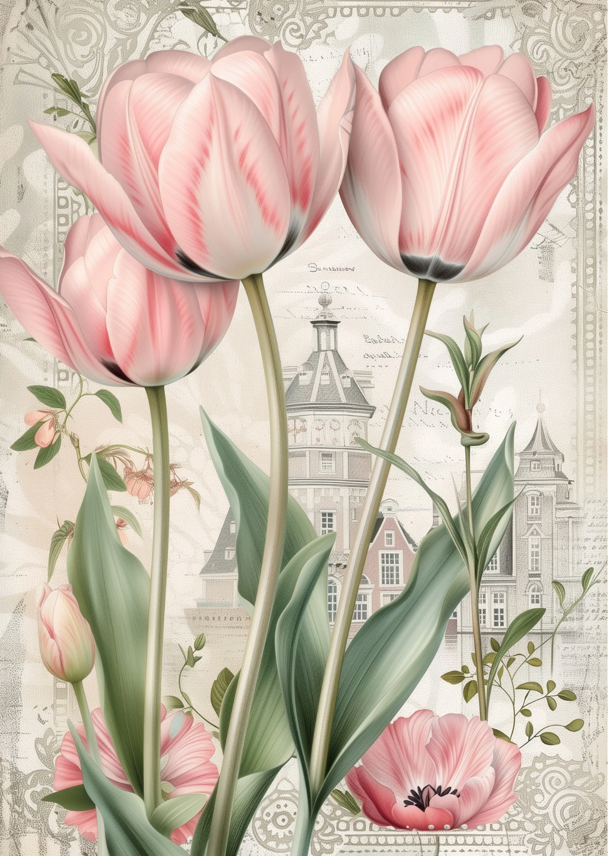 Tulipas da Holanda: Tulipas Nº 2 | Mapa de Fripperies