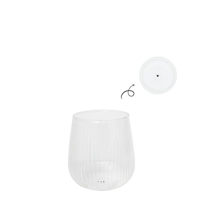 Copo de água Ribbed