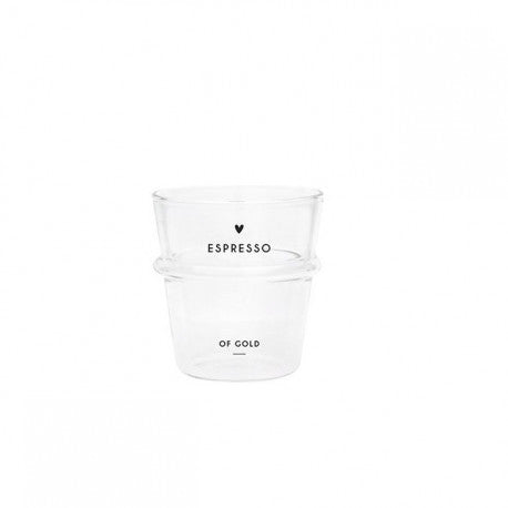 Copo Espresso vidro Daisy & Espresso