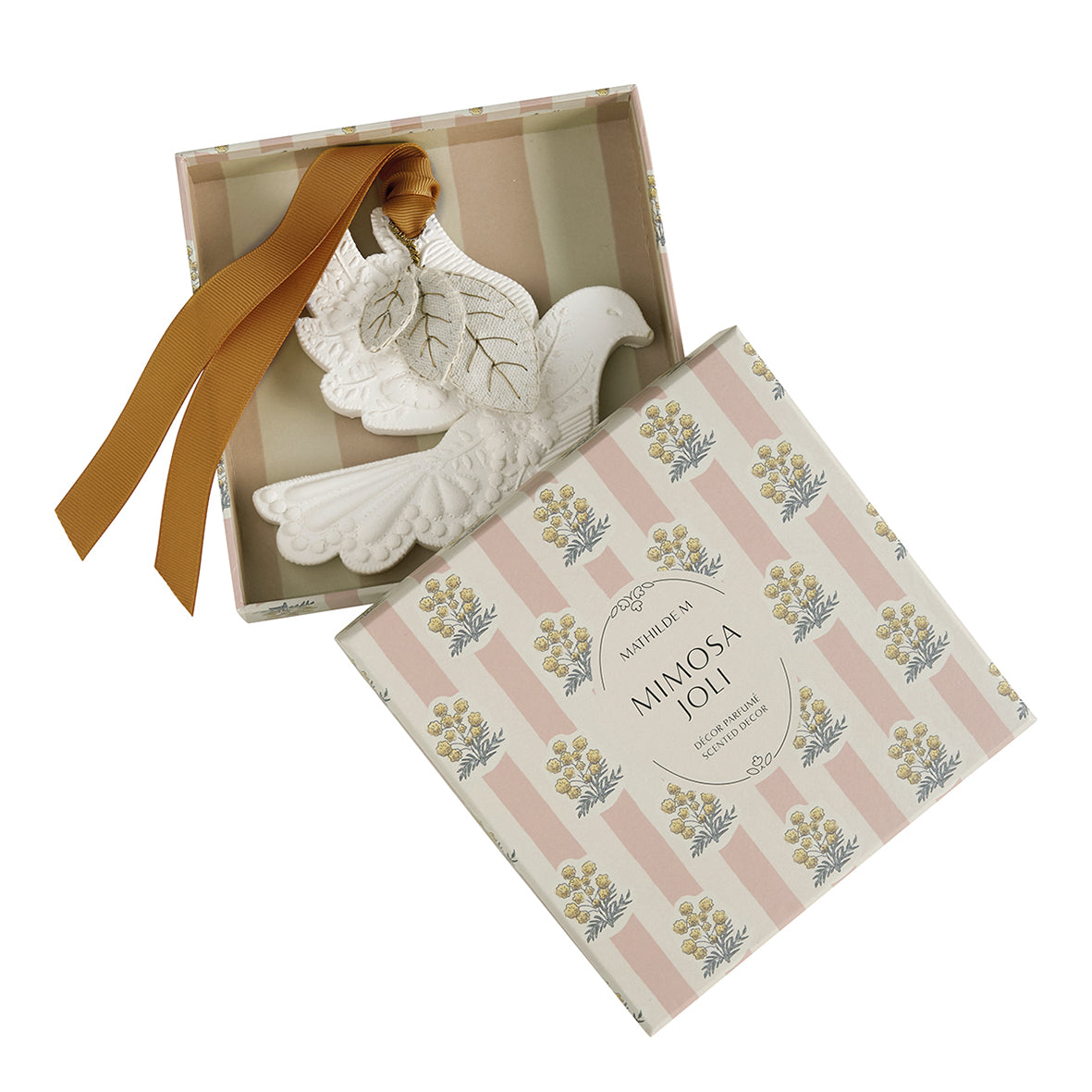 Pomba Grande Gesso Mimosa Joli