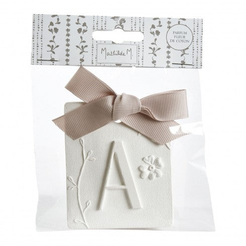Letra A Gesso Fleur de Cotton