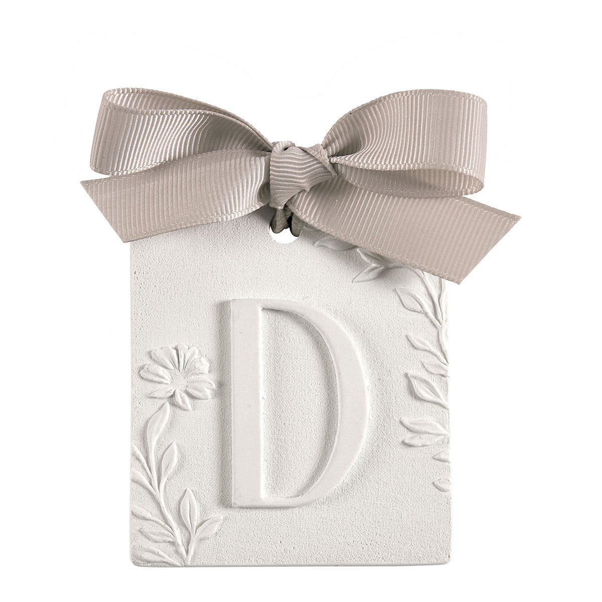 Letra D Gesso Fleur de Cotton