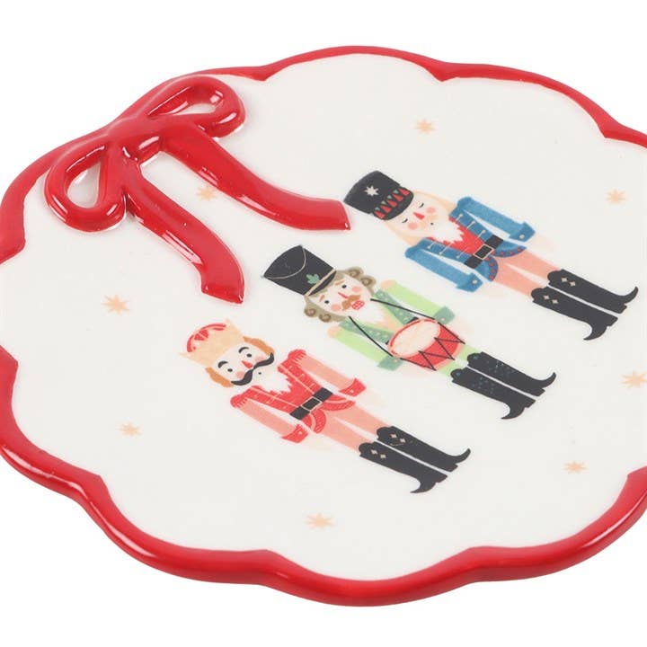 Prato com laço Quebra-Nozes SD