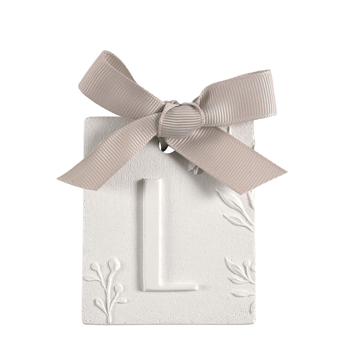 Letra L Gesso Fleur de Cotton