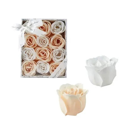 Caixa Lâminas sabão Rosas