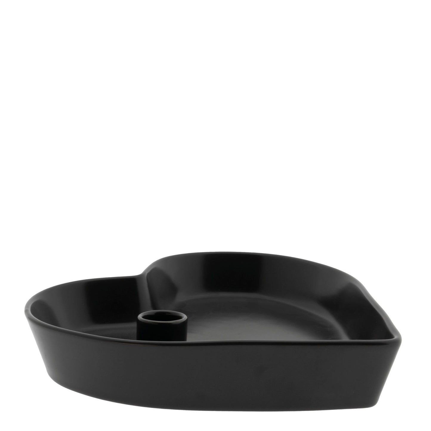 Castiçal Coração preto