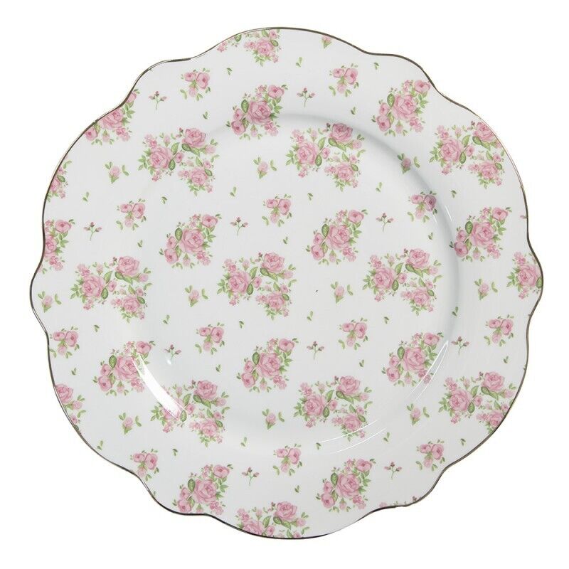 Prato Refeição Vintage Floral C&E