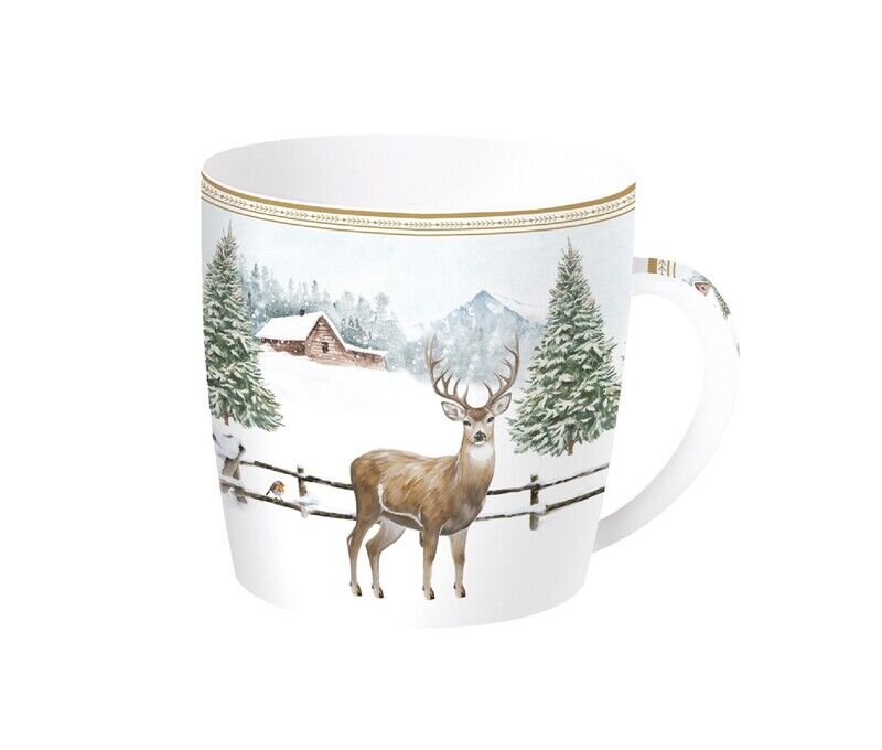 Caneca c/lata 350ml White Forest EL
