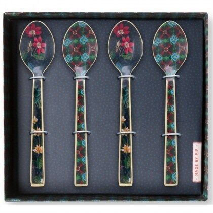 Conj.4 colheres Esmalte Berry Blues