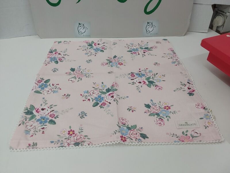 Guardanapo c/renda Inge-Marie pale pink GG