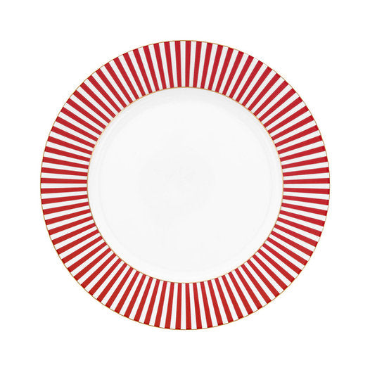 Prato Sobremesa 21cm Stripes Rosa