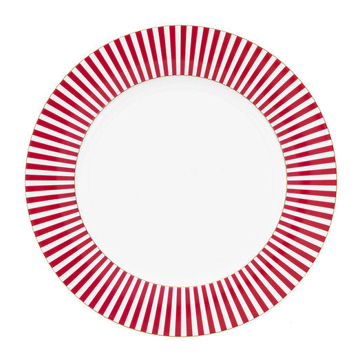 Prato Refeição 26,5cm Stripes Rosa
