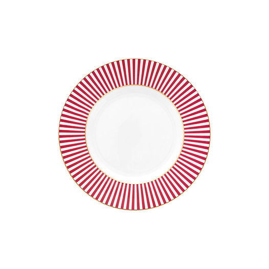 Prato de Bolo 12cm Stripes Rosa
