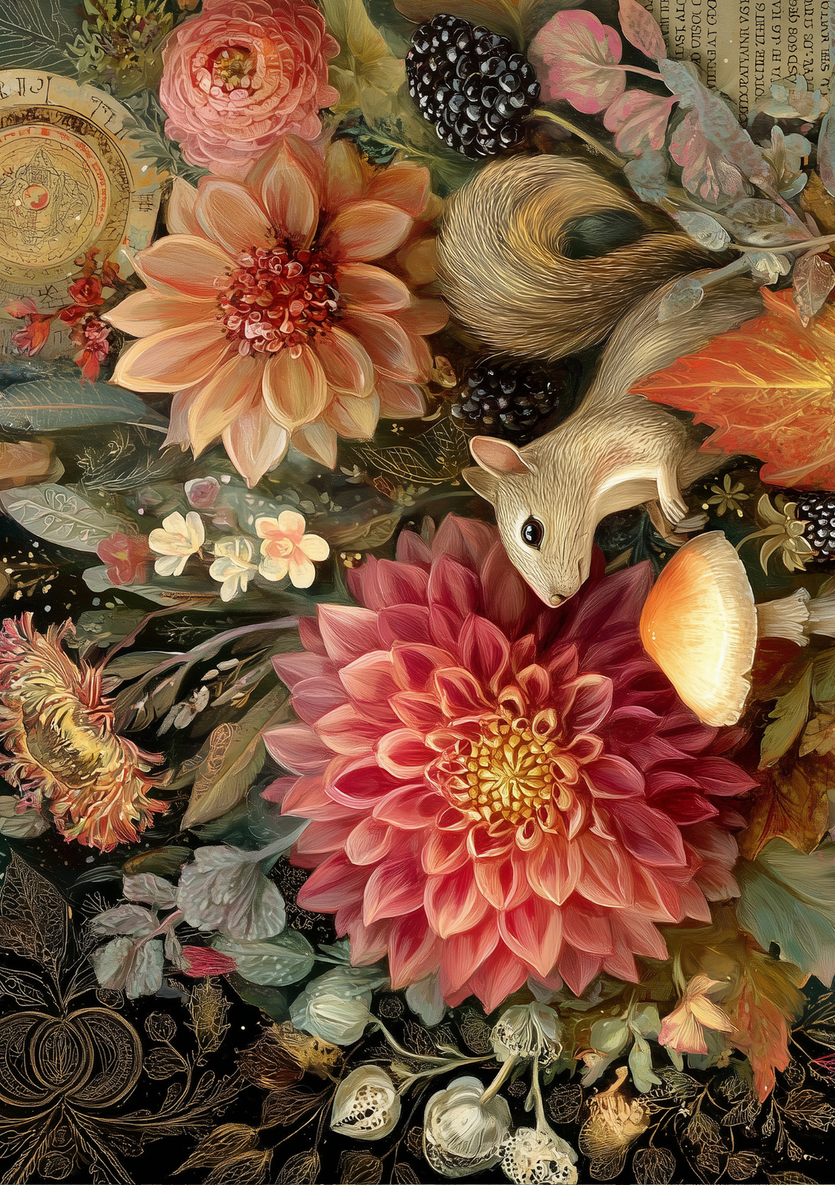 Outono | Conjunto Criativo de Papel — Enfeites
