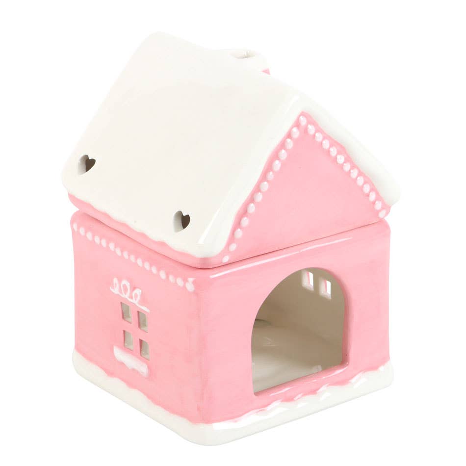 Queimador casa de gengibre rosa SD