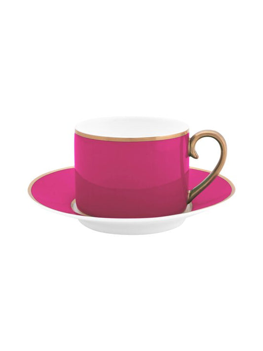 Chávena c/pires Chic Rosa