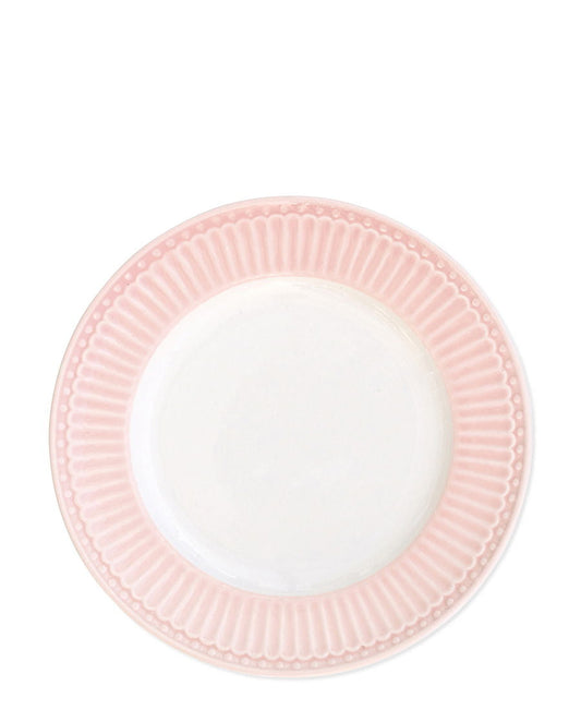 Prato de Bolo Alice Rosa Pastel