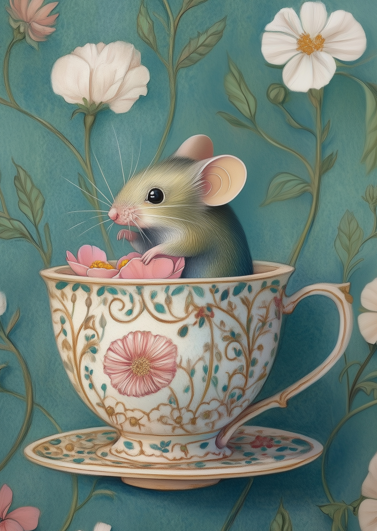 Animal Tea Time: Rato | Fripperies