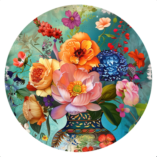 Flores do Holandês Nº 10 | Autocolantes de fecho — 10 unidades