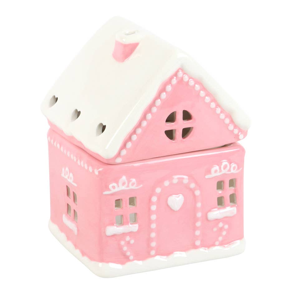 Queimador casa de gengibre rosa SD