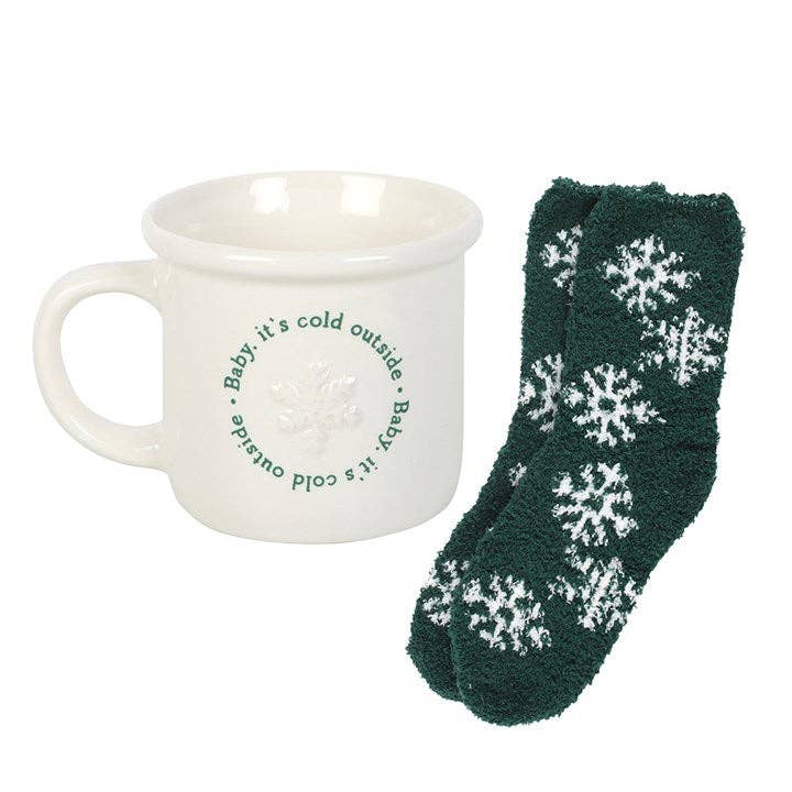 Kit Caneca e Meias Baby It's Cold Outside SD