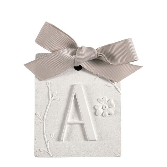 Letra A Gesso Fleur de Cotton