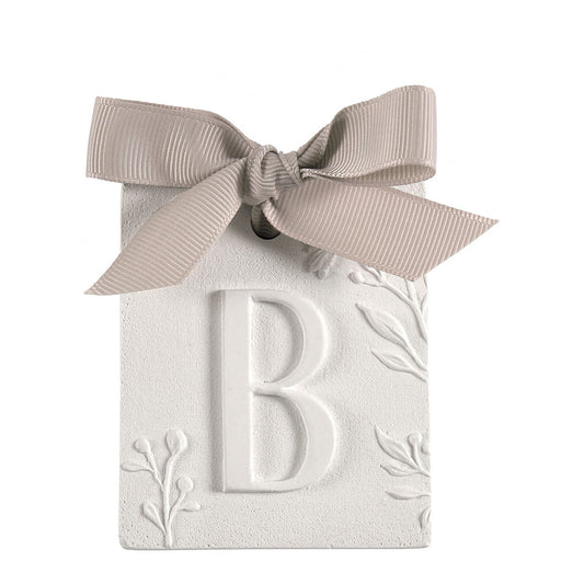 Letra B Gesso Fleur de Cotton