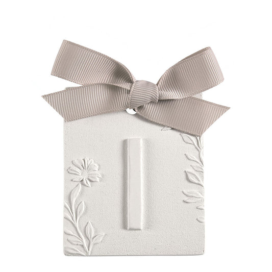 Letra I Gesso Fleur de Cotton