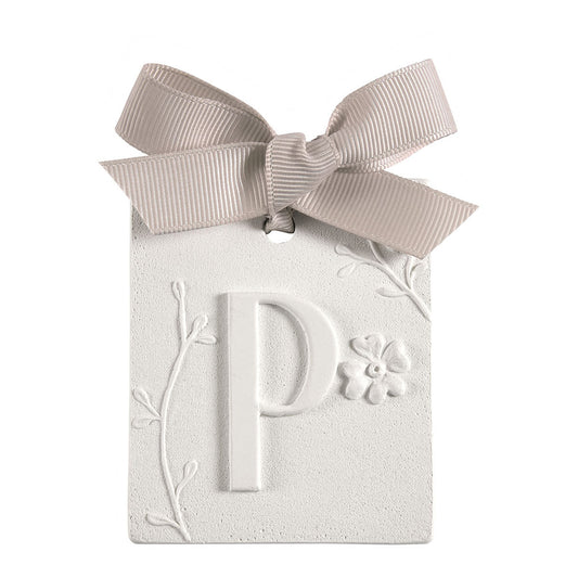 Letra S Gesso Fleur de Cotton