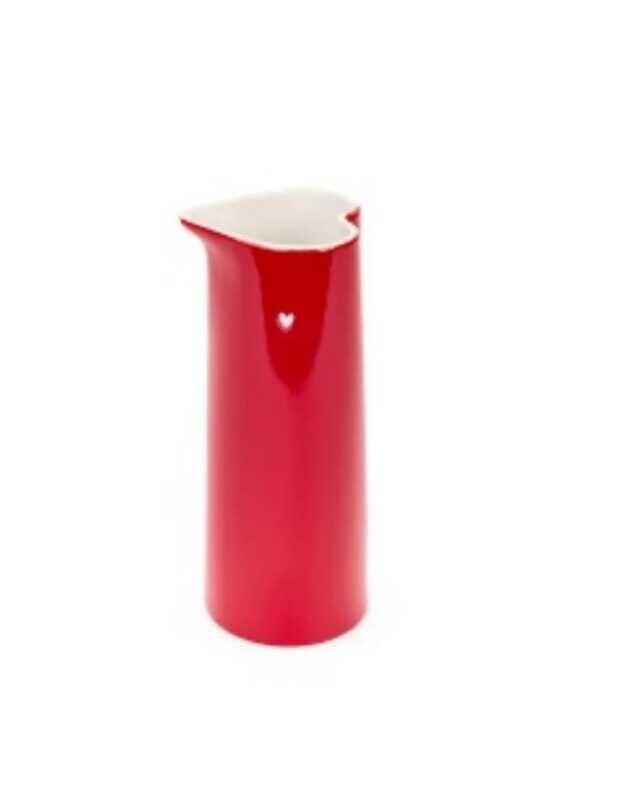Jarro coração vermelho 800 ML NS