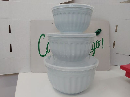 Conj. 3 Taças c/tampa Alice pale blue GG