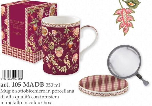 Caneca c/infusor e tampa Magie d'oriente EL
