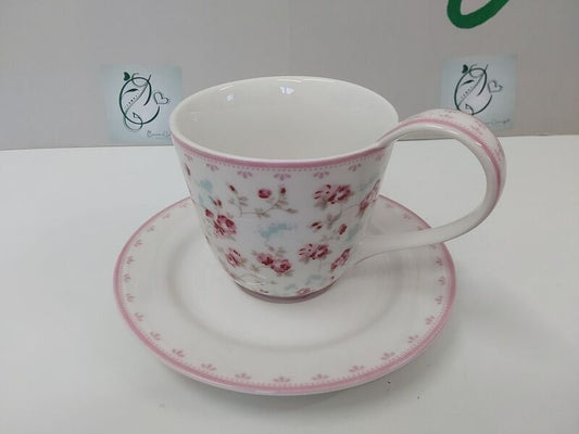 Chávena e pires Elsy white GG