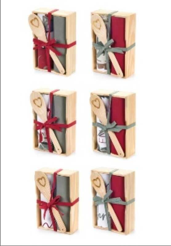 Kit 2 panos na caixa c/colher NS