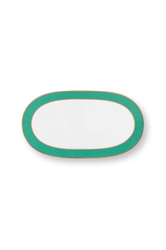 Travessa Retangular chic Verde PIP