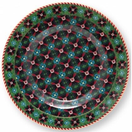 Prato 12cm Petit four verde berry blues PIP