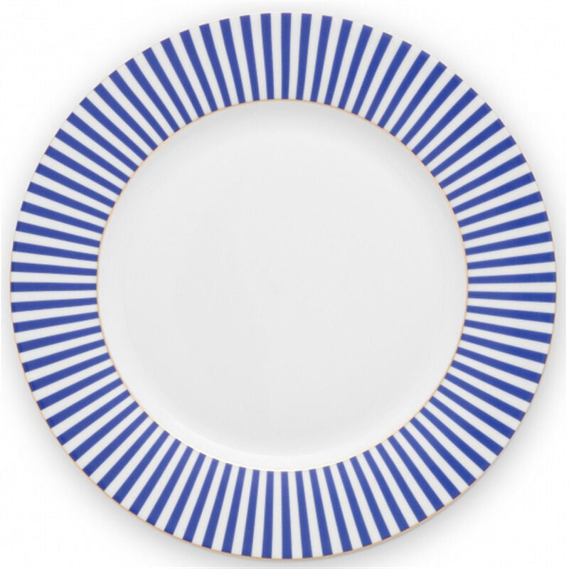 Prato 26.50cm Royal Stripes azul PIP