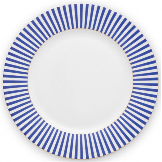 Prato 26.50cm Royal Stripes azul PIP