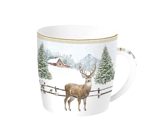Caneca c/lata  350ml White Forest EL
