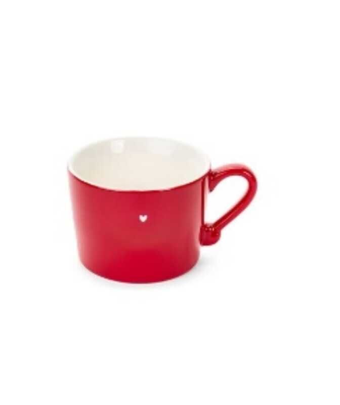 Caneca vermelha coração 350 ML