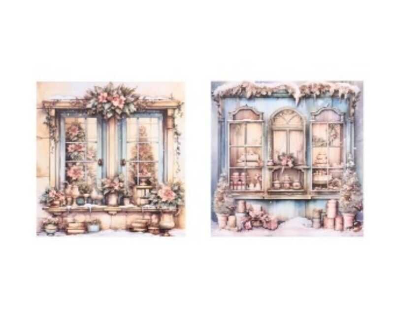 Quadro Janela Natal 30 CM NS