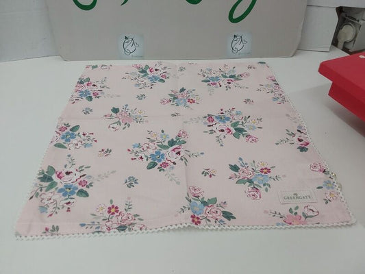 Guardanapo c/renda Inge-Marie pale pink GG